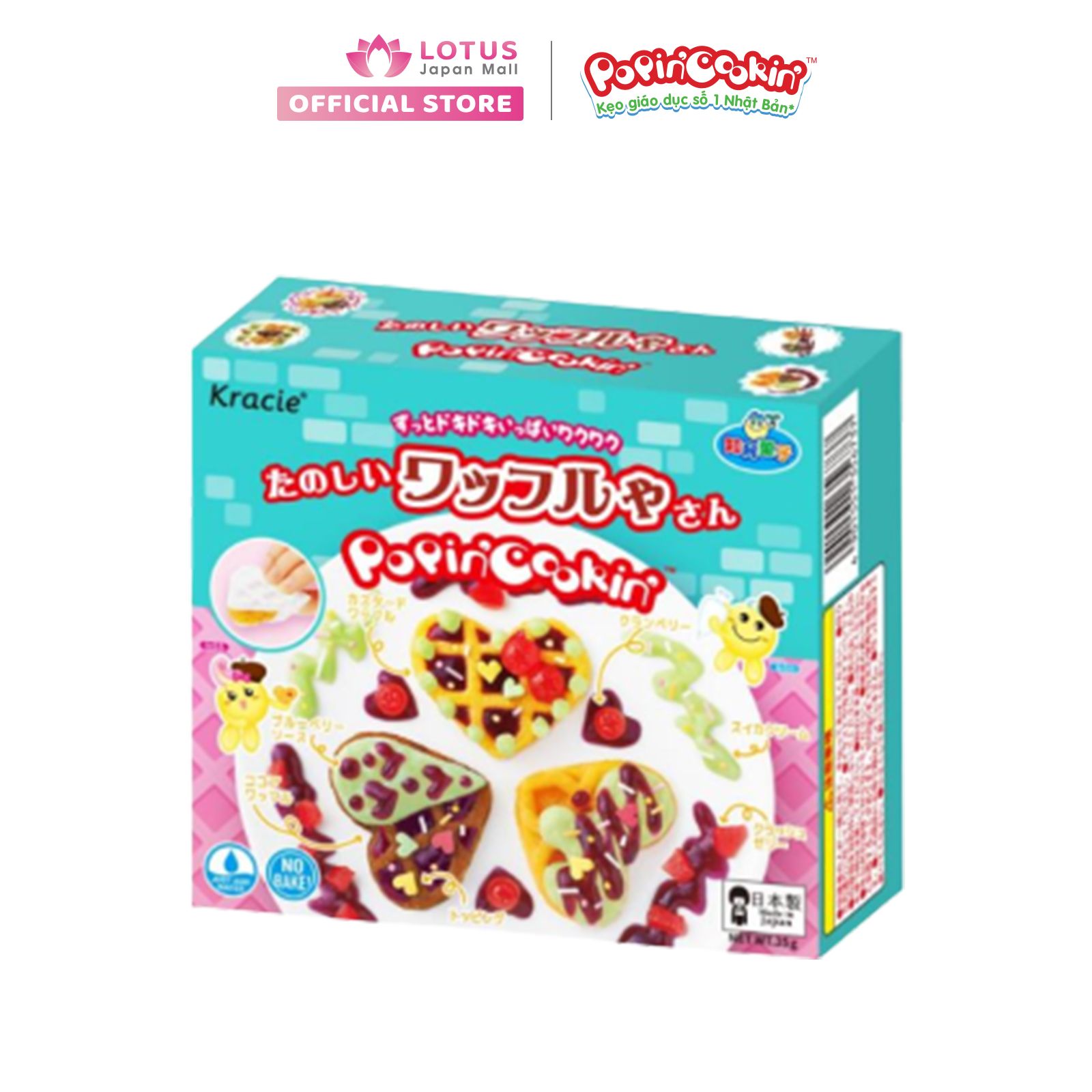 Kẹo sáng tạo bánh Kếp – Popin' Cookin’- Tanoshii Waffle