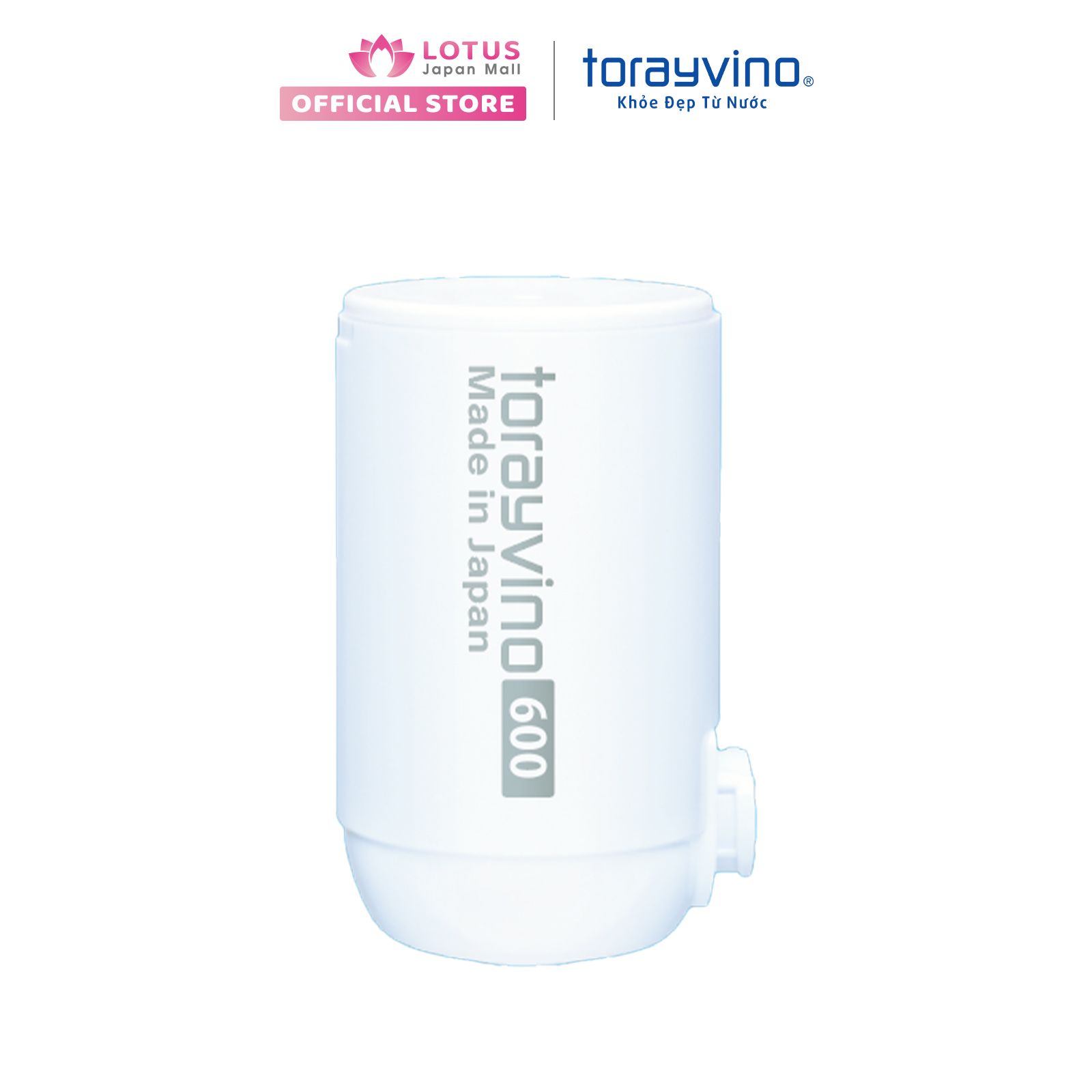 Lõi lọc nước tại vòi Torayvino MKC.600B uống trực tiếp