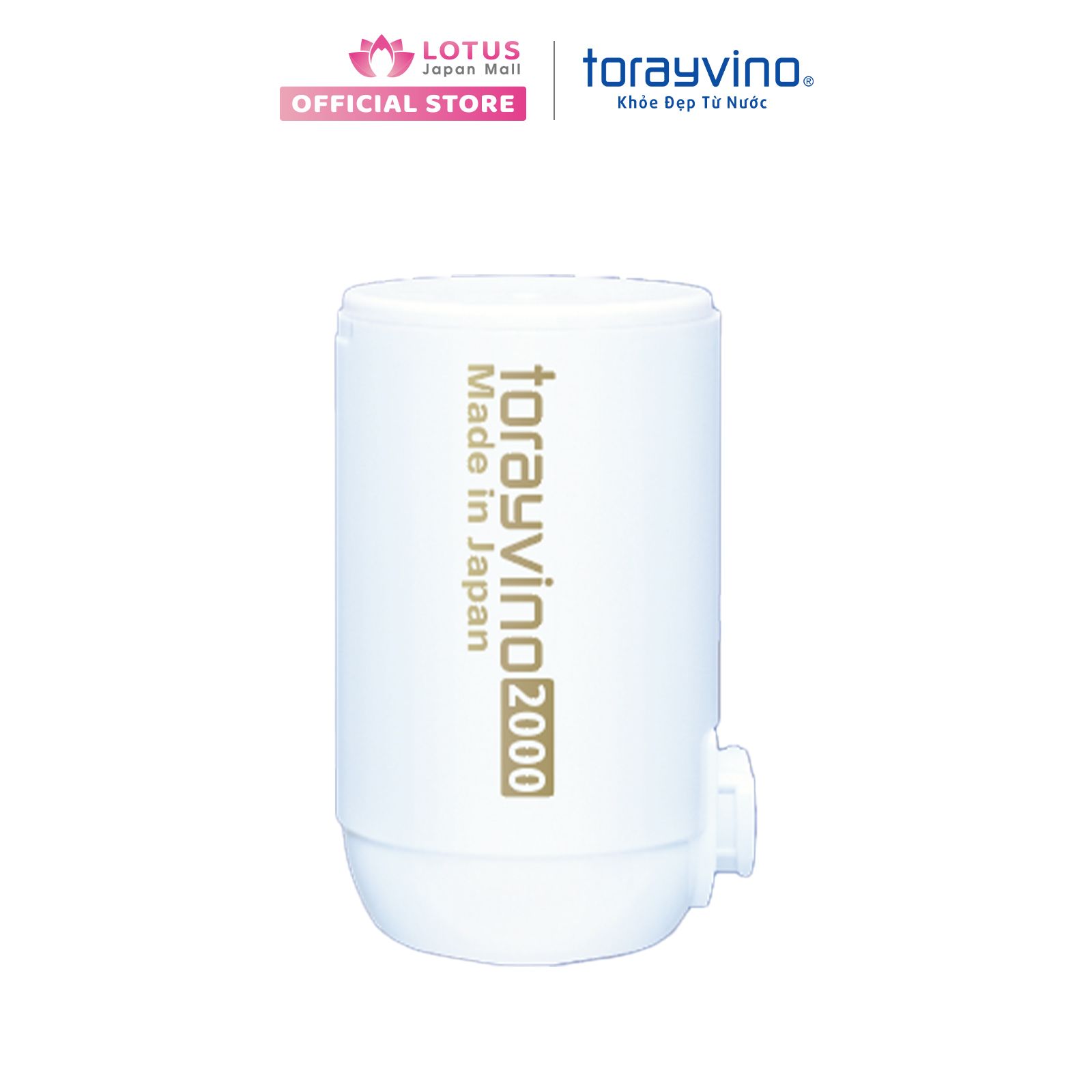 Lõi lọc nước tại vòi Torayvino MKC.2000B uống trực tiếp