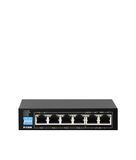 SWITCH POE GIGABIT D-LINK DGS-F1006P - TỐC ĐỘ 10/100/1000MBPS - 6 PORT (4 PORT POE 250M + 2 PORT UPLINK)
