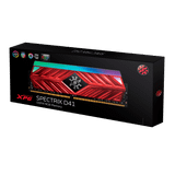 RAM PC ADATA DDR4 XPG SPECTRIX D41 32GB (2*16G) 3000 BLACK/RED RGB