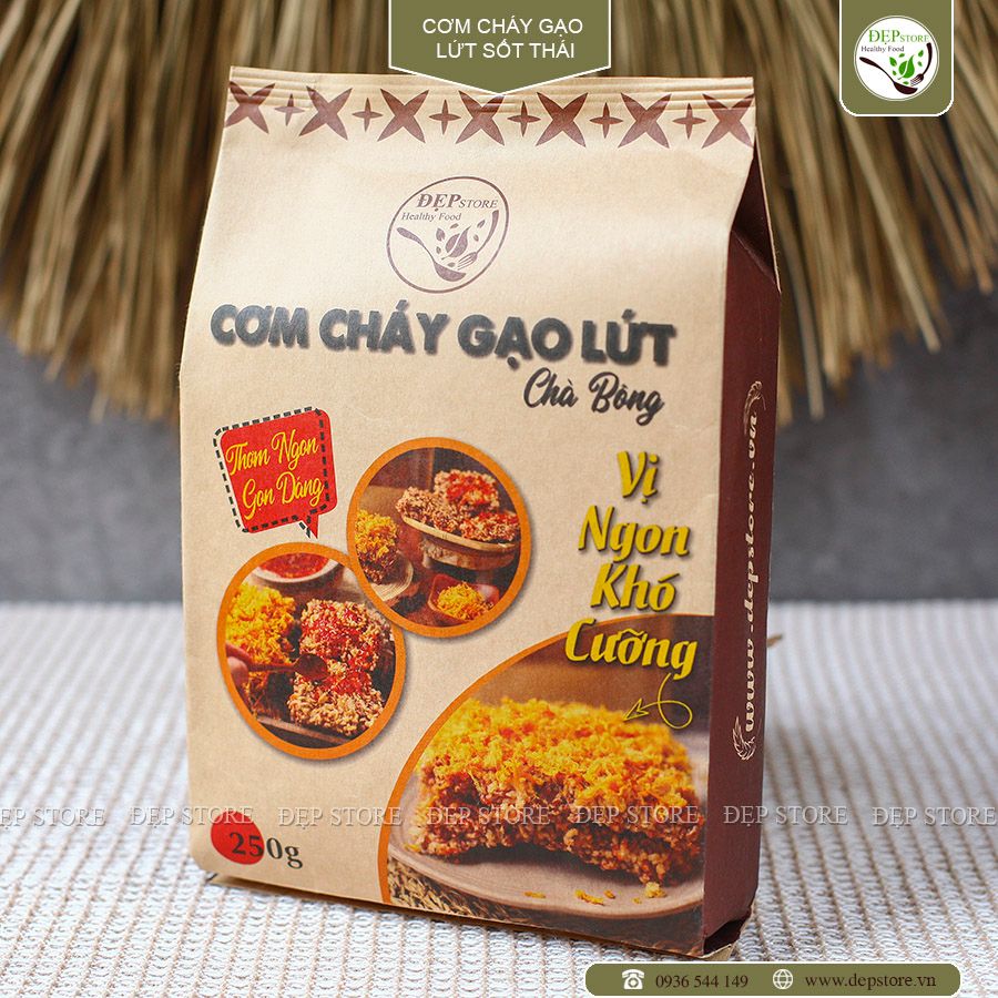 Cơm Cháy Gạo Lứt Sốt Thái