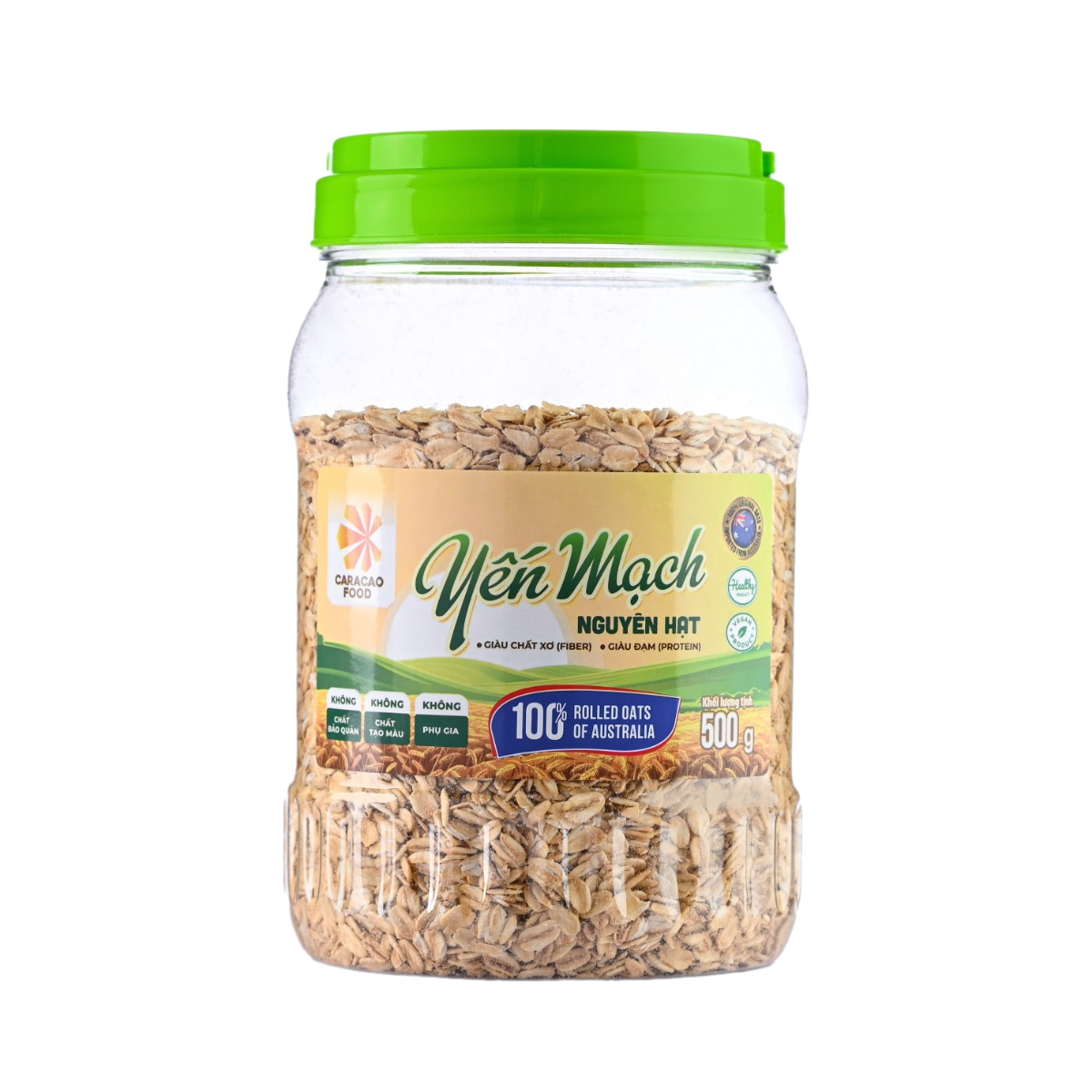 Yến mạch Úc Nguyên hạt - Hũ 500g