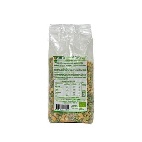 Đậu Hà Lan hữu cơ Markal (xanh & vàng) 500g