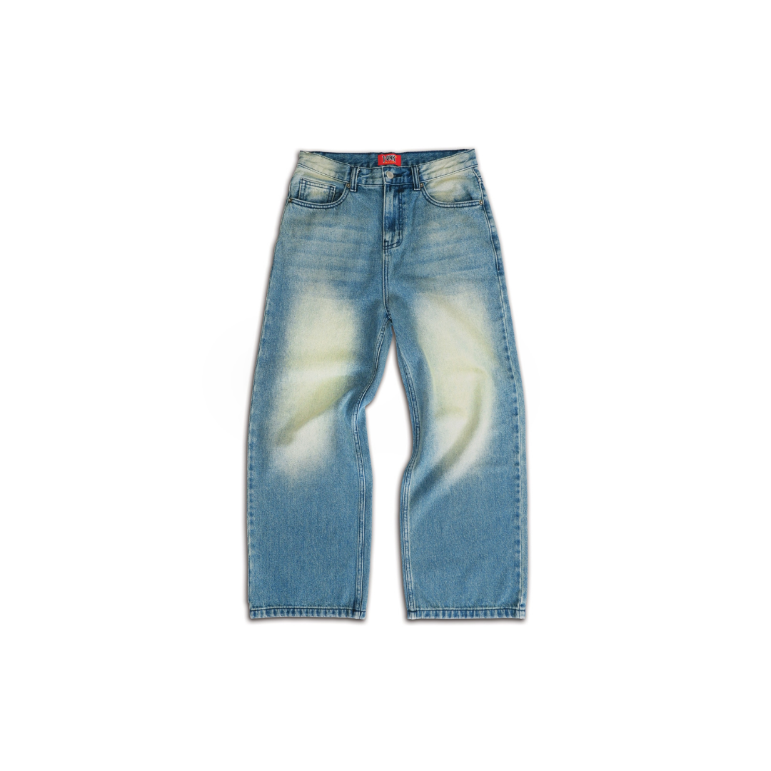 Washed Jeans - Light Blue