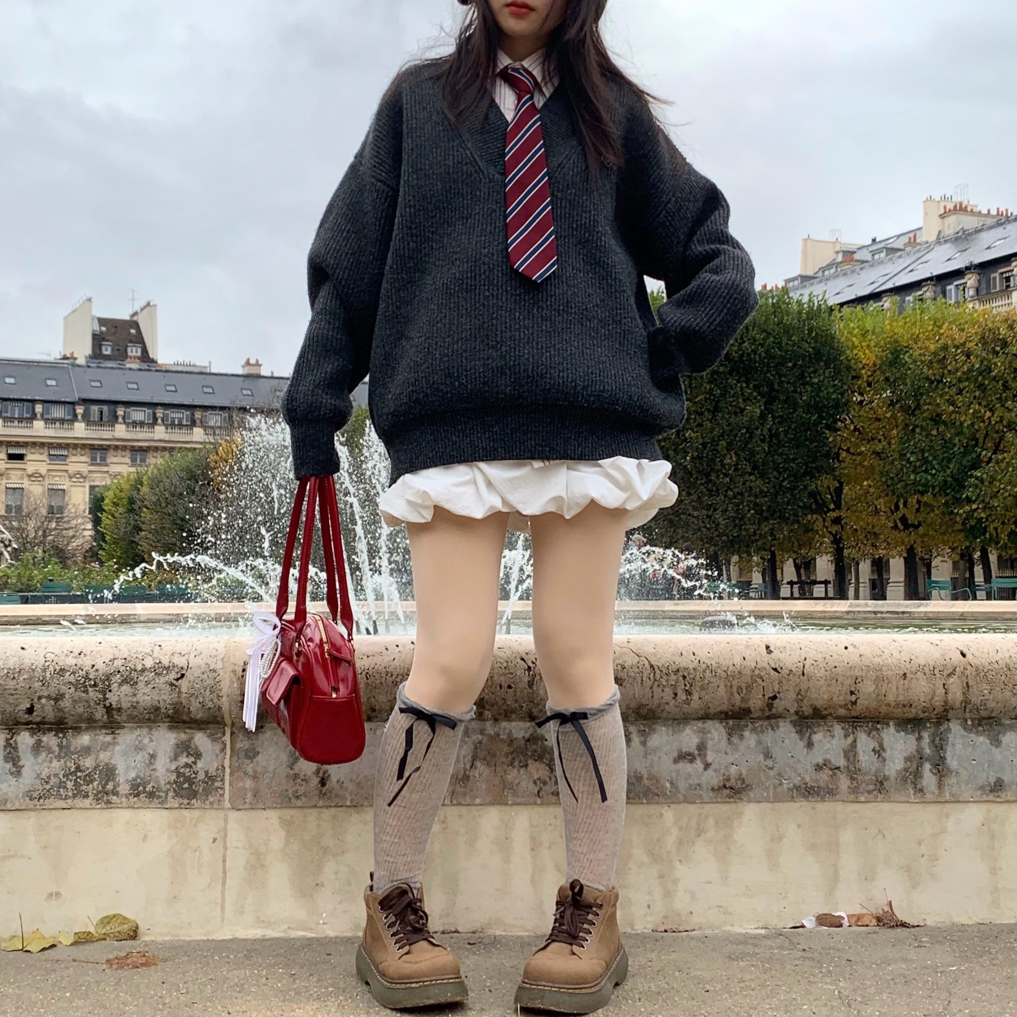 V Knit Sweater