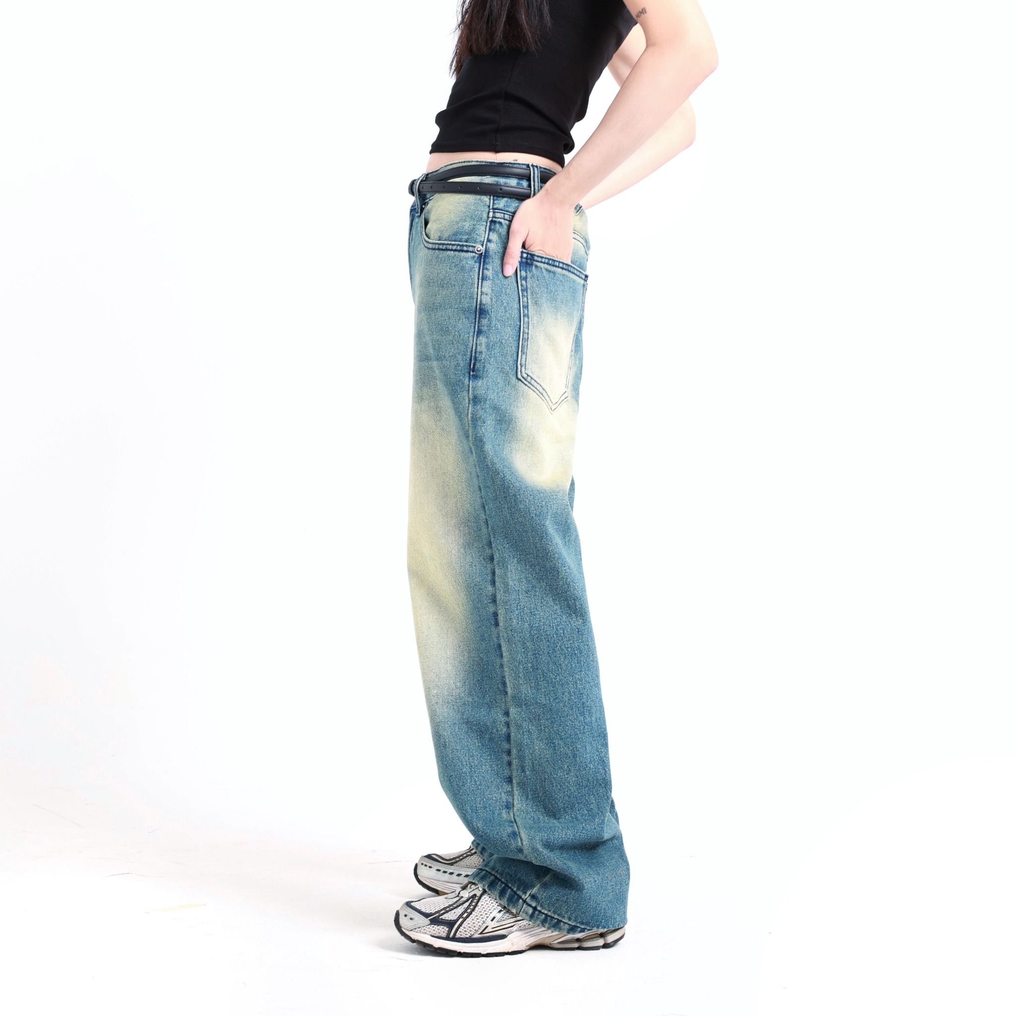  Washed Jeans - Light Blue 