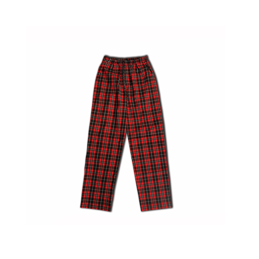 Plaid Pants - Red