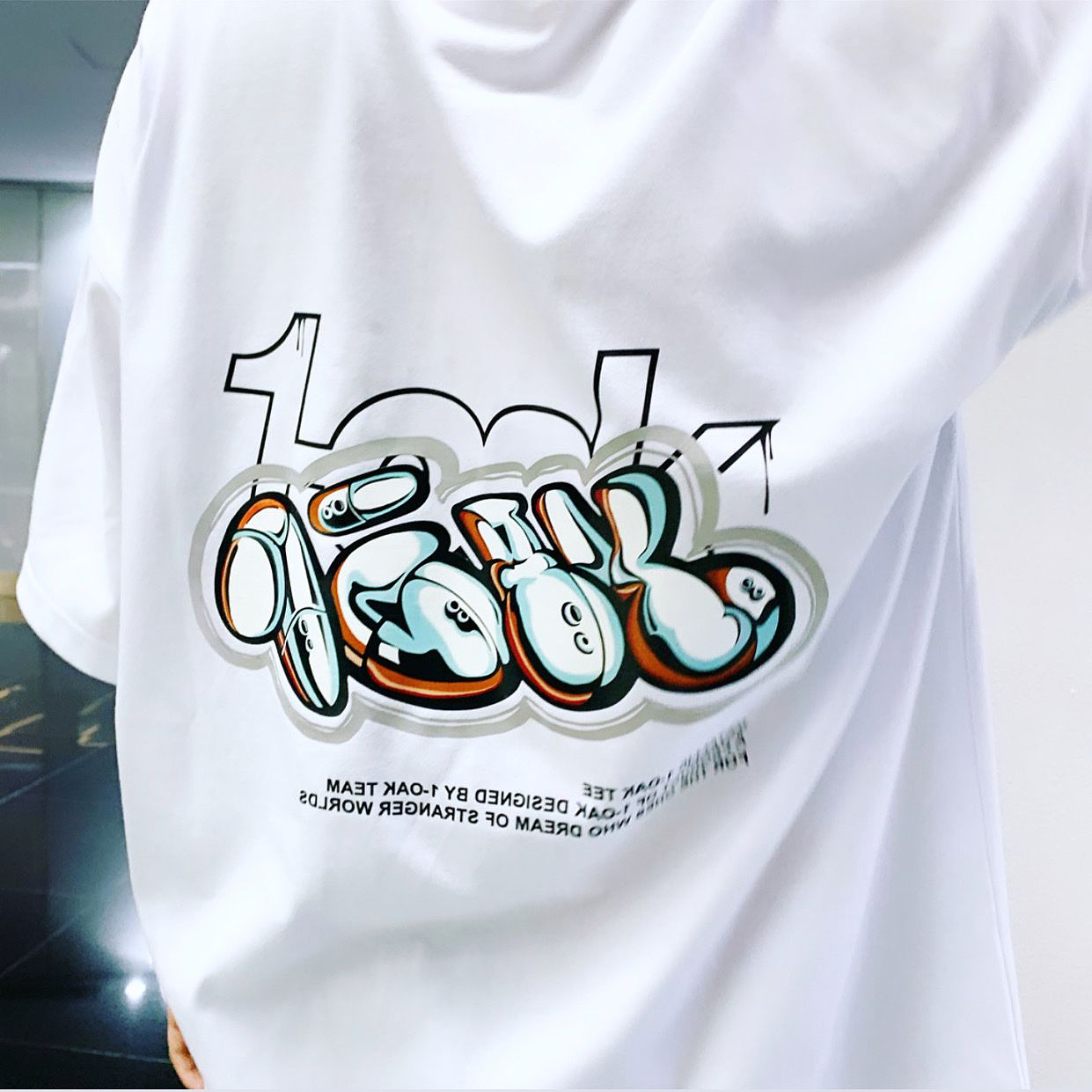 Metallic Tee - White