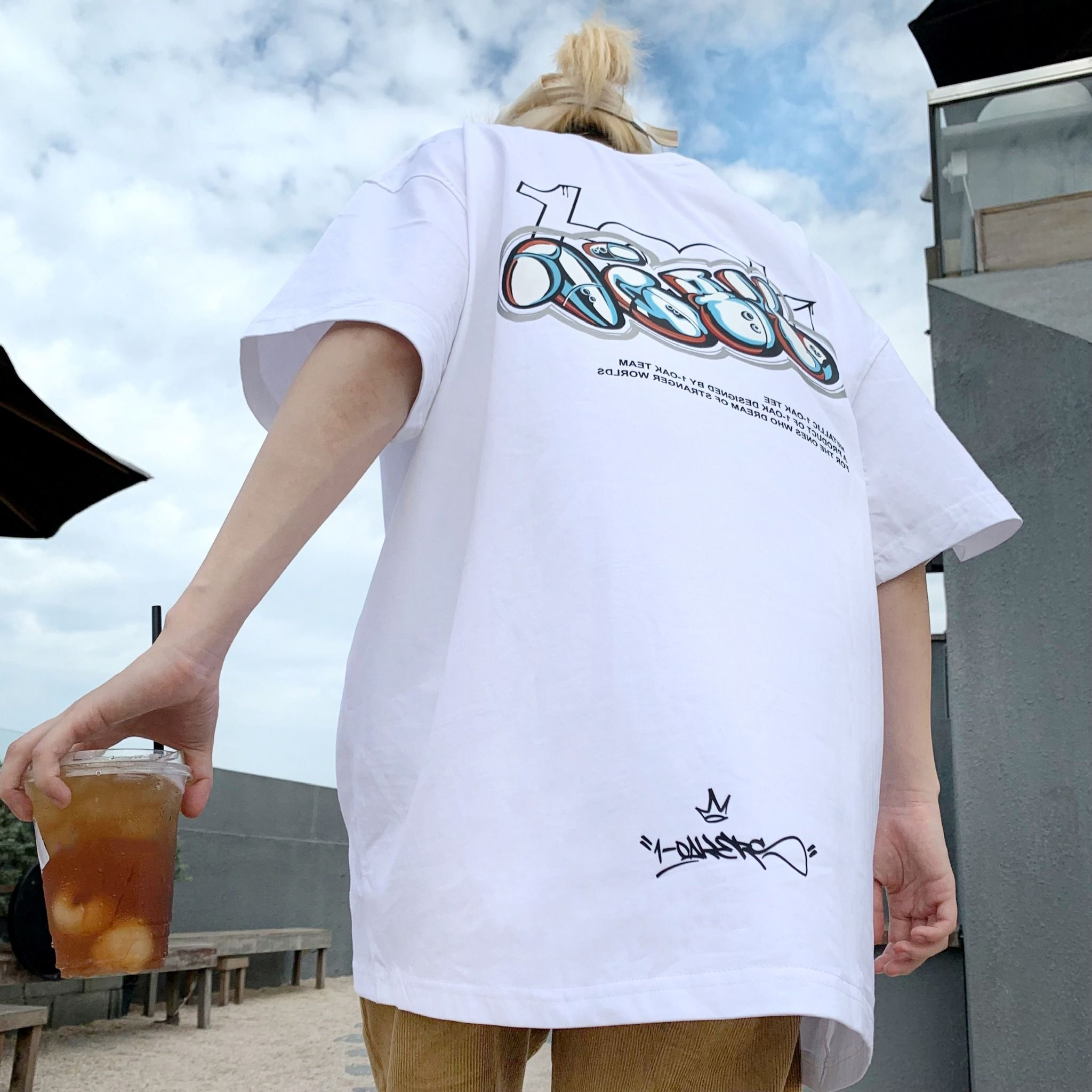 Metallic Tee - White