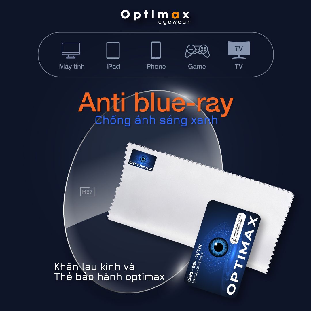 Tròng kính Optimax 1.67 AS