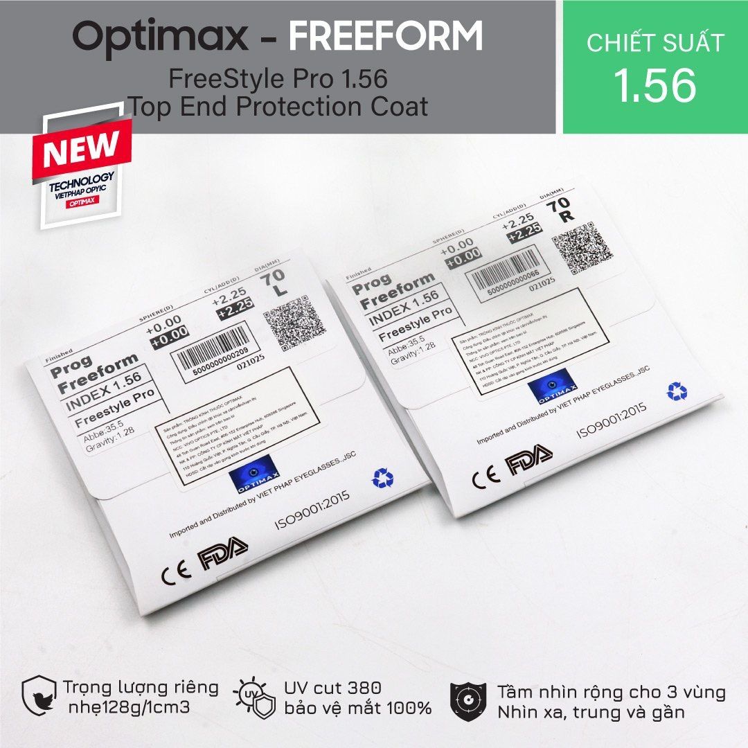 Đa tròng kỹ thuật số Optimax 1.56