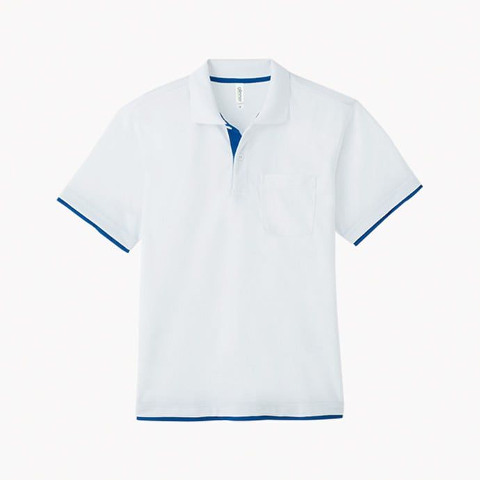 Áo Polo có túi phối viền Glimmer-339