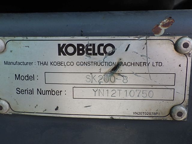 MÁY ĐÀO BÁNH XÍCH KOBELCO SK200-8 - 2013