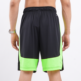Quần Ngắn Color Block Men Black Sports Shorts (SAM)