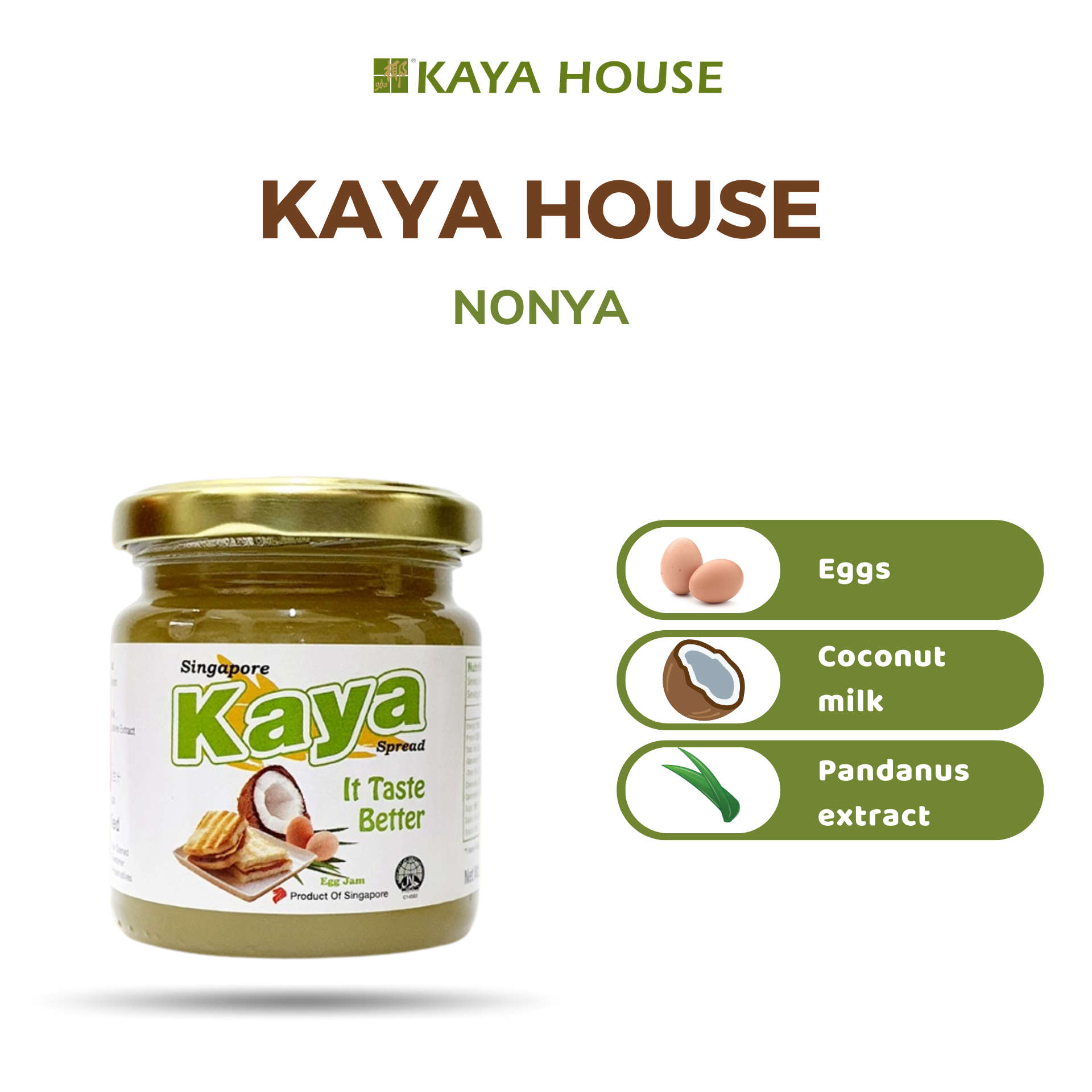  Kaya Spread Nonya 225G/ bottle 