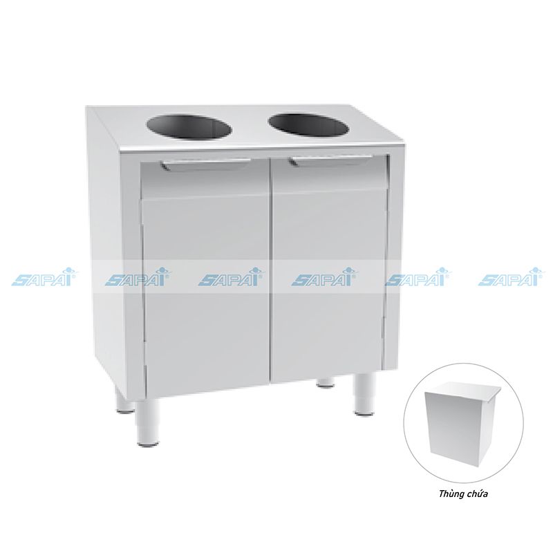 Thùng đựng đồ qua sử dụng 2 ngăn