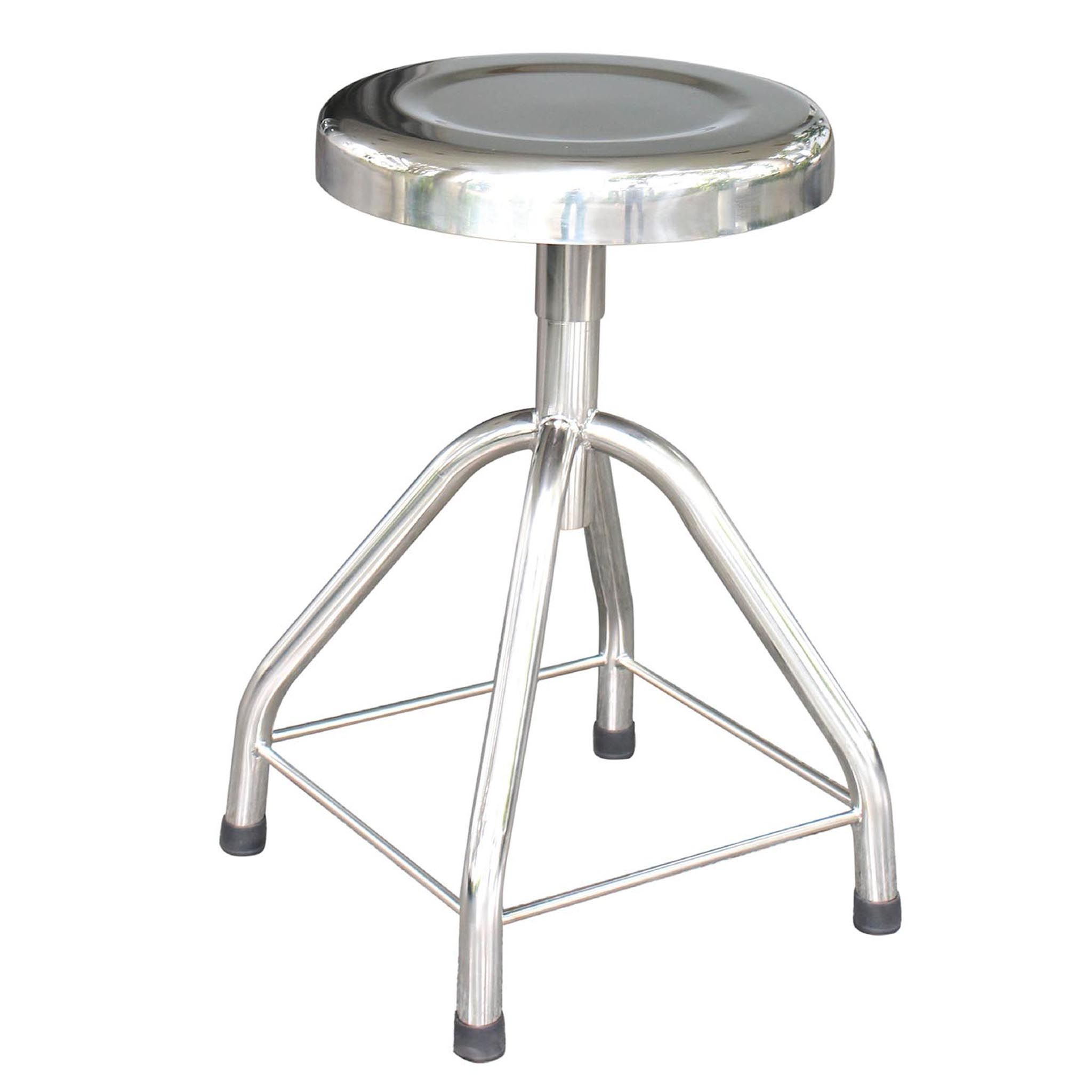 Ghế xoay inox 4 chân vững