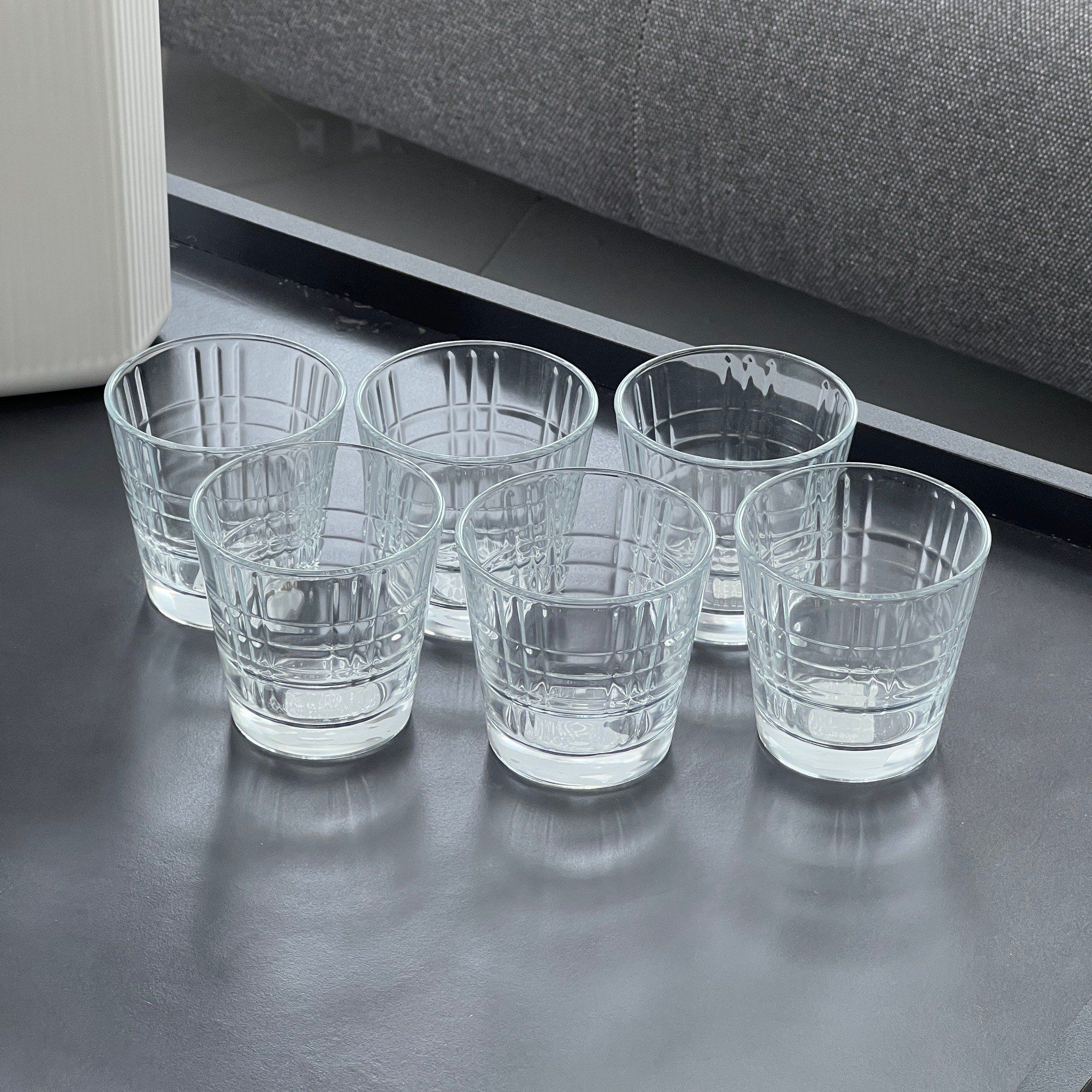 Combo 6 LARISSA Cốc thủy tinh H8.5xD8-250ml