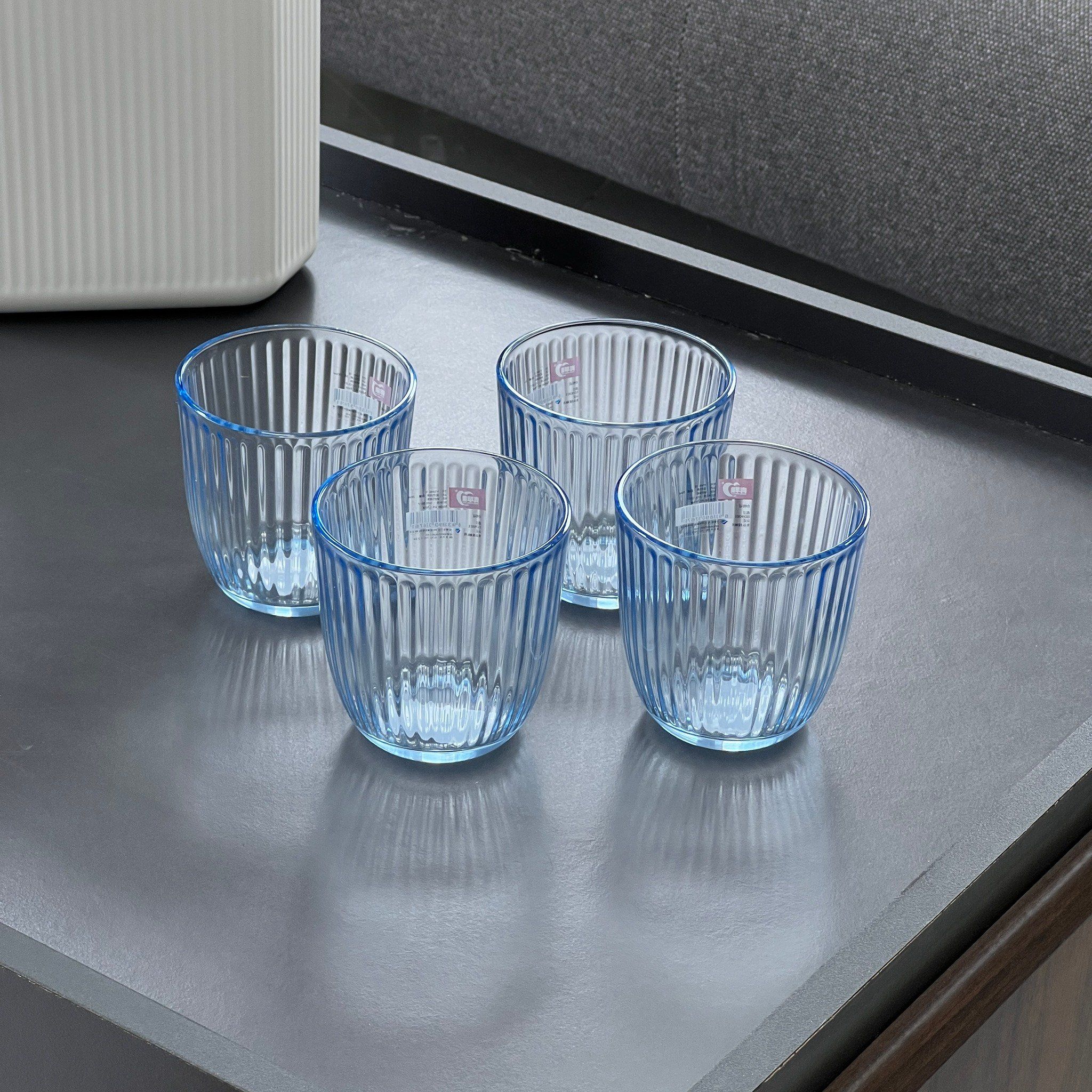 Combo 4 LARISSA Cốc thủy tinh H8.6xD8.5-285ml