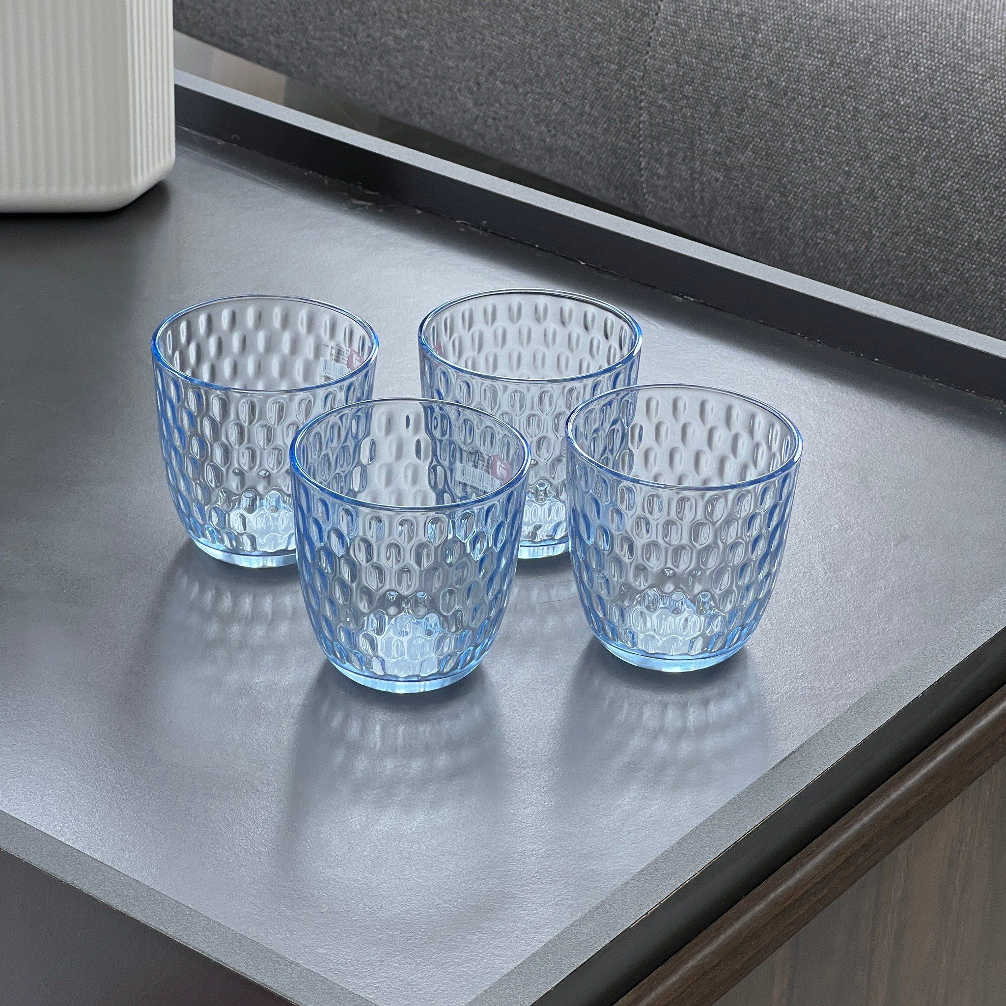 Combo 4 LARISSA Cốc thủy tinh H8.6xD8.5-285ml