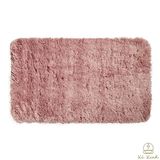  Thảm phòng tắm lông xù màu hồng XING 