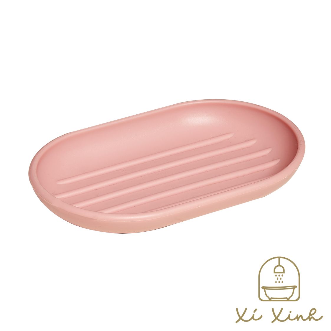 Khay Đựng Xà Phòng Nhựa Hồng XING