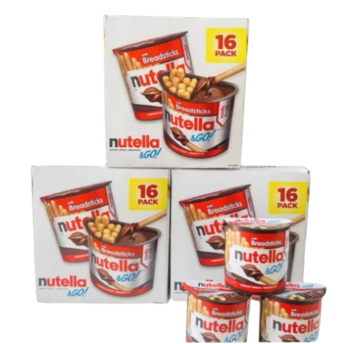  Bánh Que Chấm Nutella Mỹ 52gr/Hộp (16 Hộp/Thùng) 