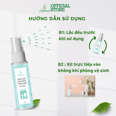 Bình Xịt Khử Mùi Toilet Tinh Dầu Cam Ngọt 30ml JULYHOUSE