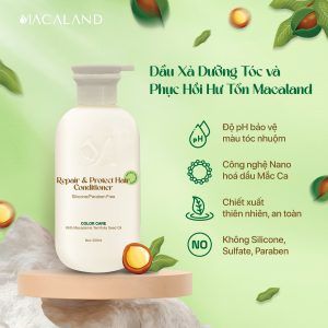 Dầu xả dưỡng tóc Mắc Ca MACALAND 500ml dưỡng tóc mềm mượt chắc khỏe, phục hồi hư tổn