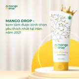  Kem tắm dưỡng trắng cơ thể mango drop whitening shower cream + Tặng 01 găng tay tẩy tế bào chết 