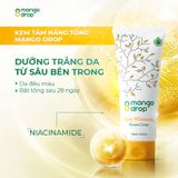  Kem tắm dưỡng trắng cơ thể mango drop whitening shower cream + Tặng 01 găng tay tẩy tế bào chết 