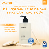 Dr.GRAFT Aranea Urban Shampoo | Dầu gội 3 trong 1 Dr.GRAFT Aranea Urban - 430ml