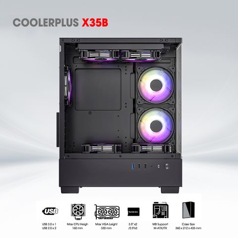  Case CPC-X35B (Đen) 