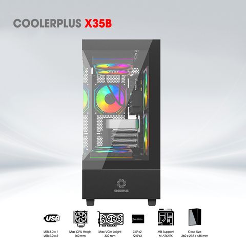  Case CPC-X35B (Đen) 