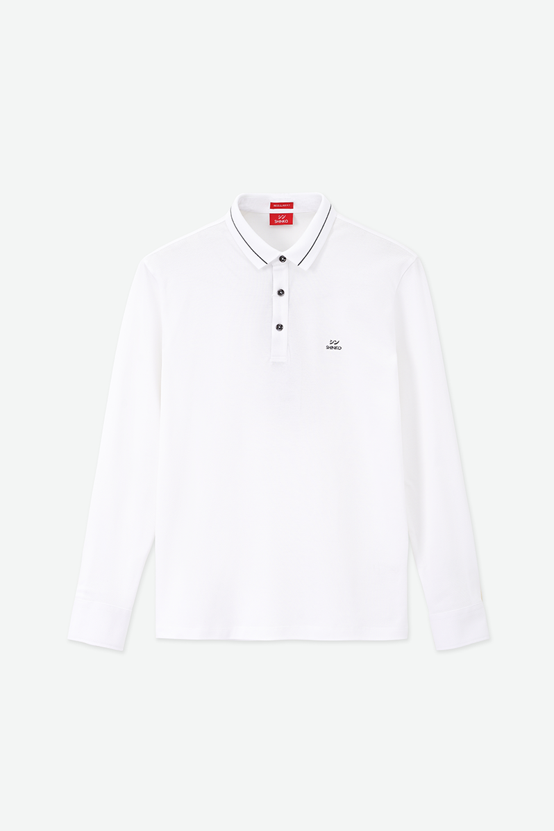 Polo dài tay MO002-WH