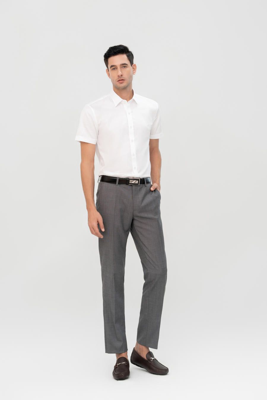 Sơ mi ngắn tay MR032-WH