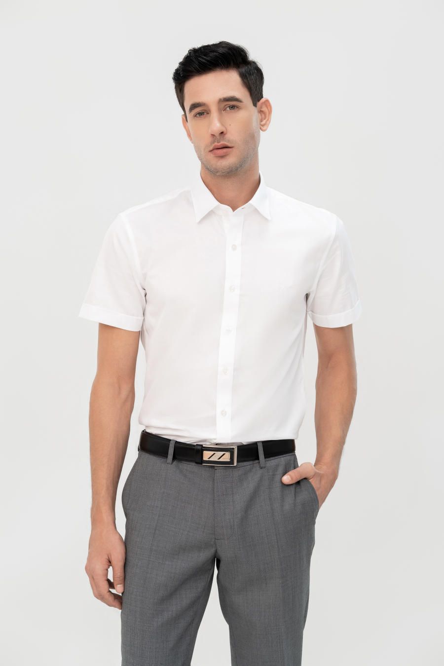 Sơ mi ngắn tay MR032-WH