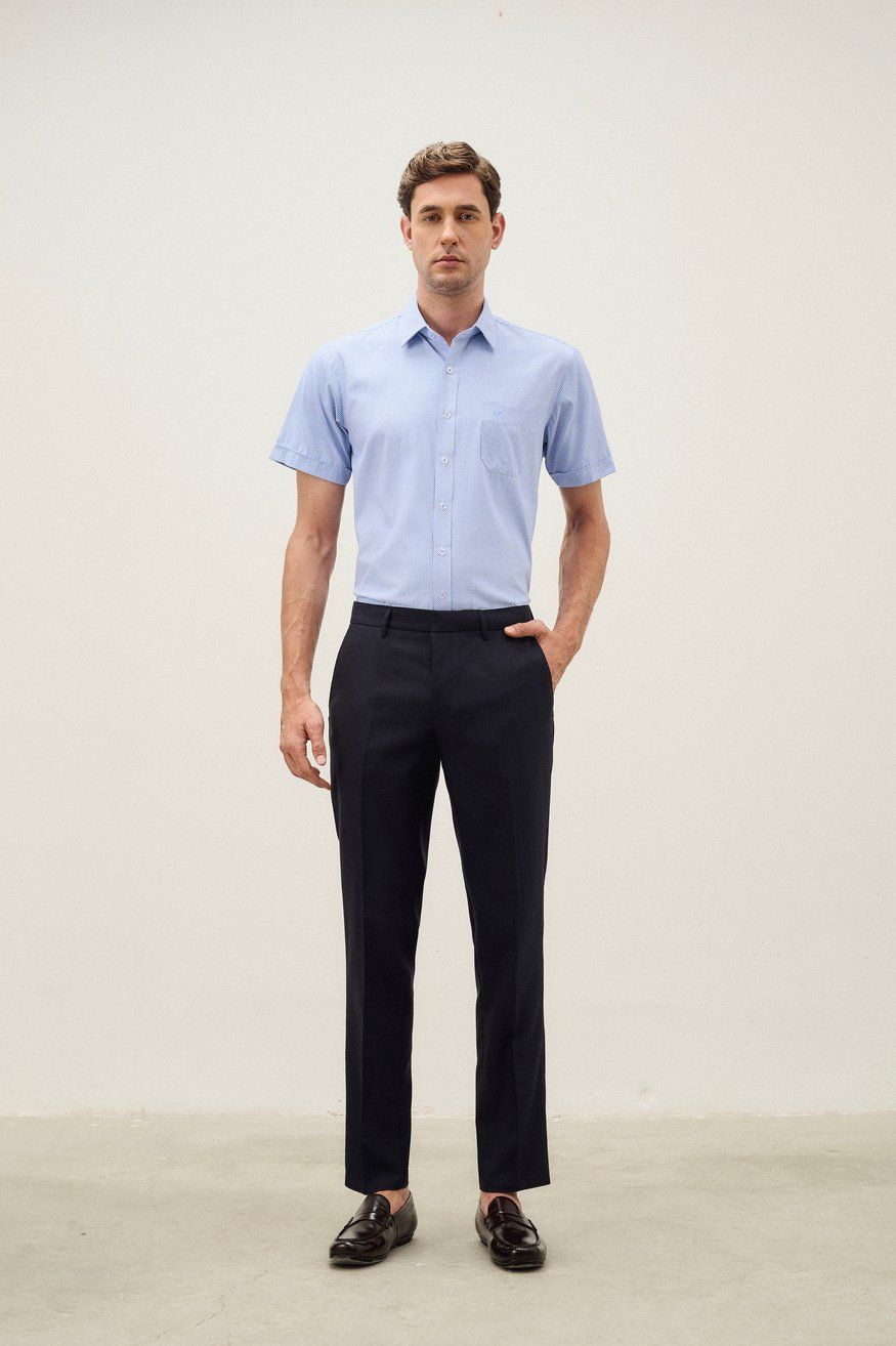 Sơ mi ngắn tay MR037-BU
