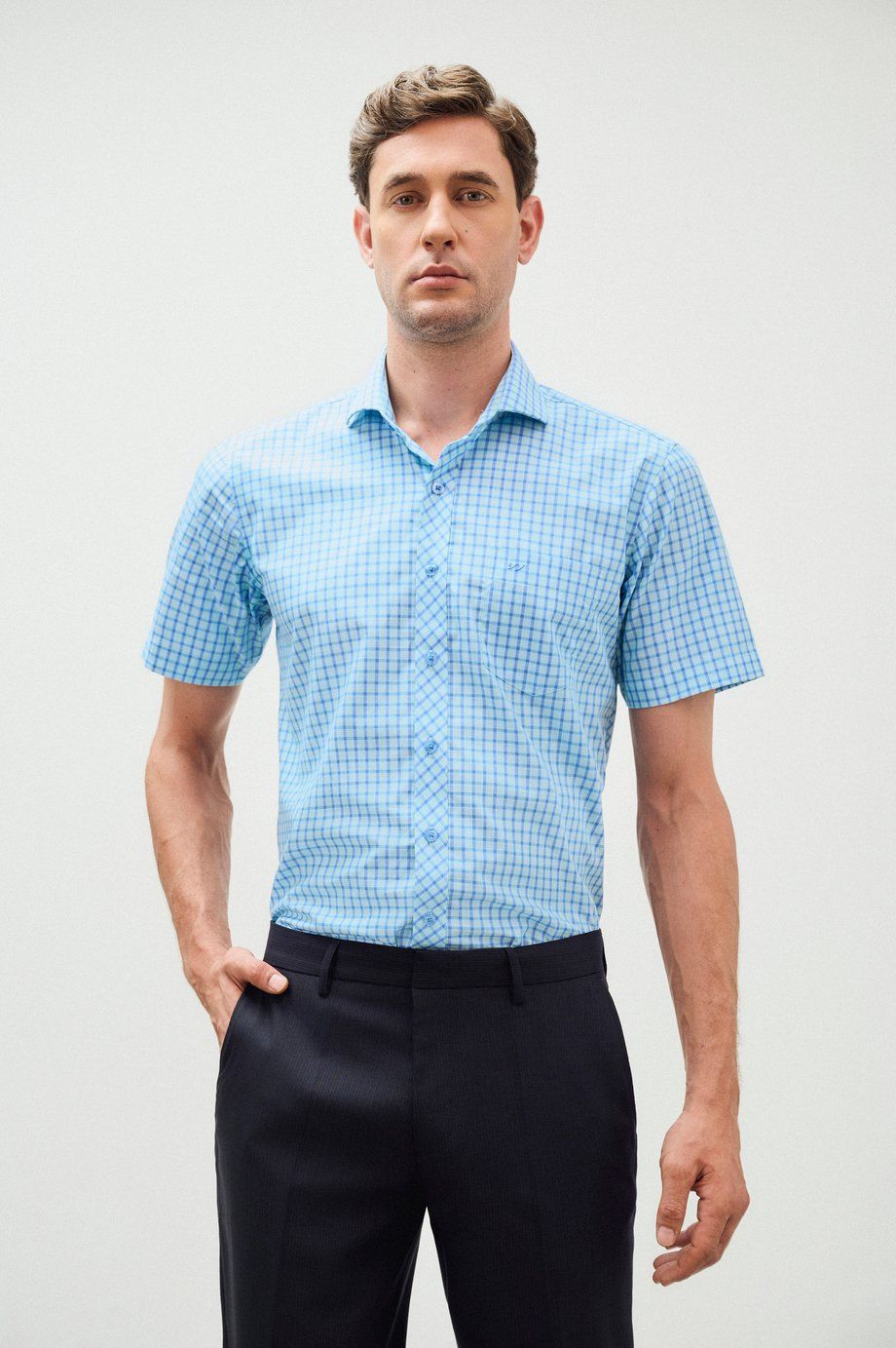 Sơ mi ngắn tay MR039-BU
