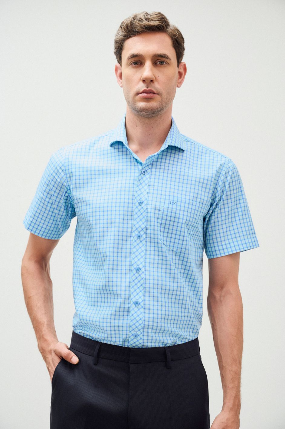 Sơ mi ngắn tay MR039-BU