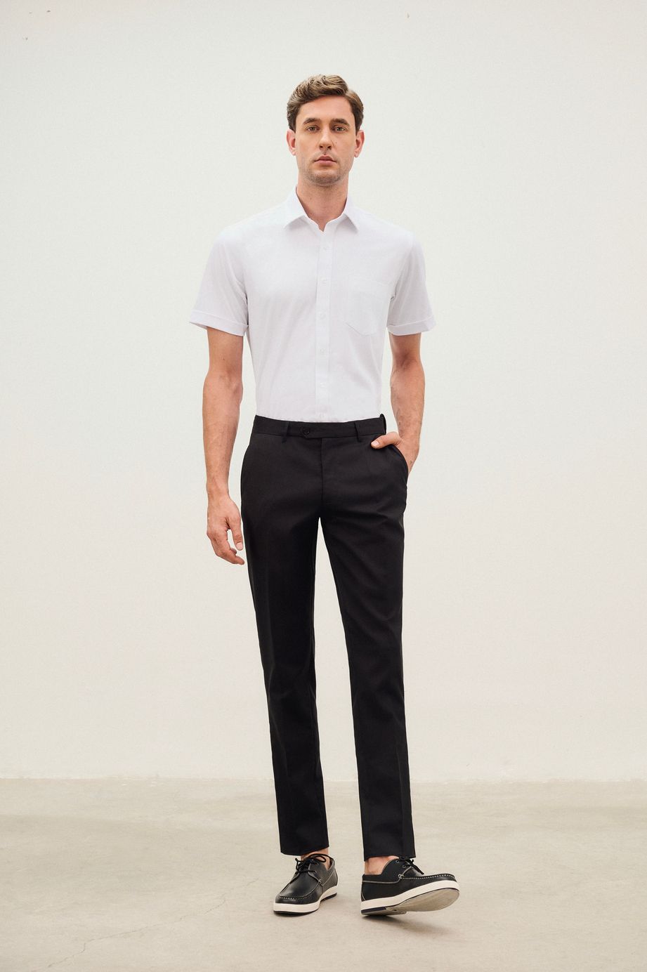 Sơ mi ngắn tay MR041-WH