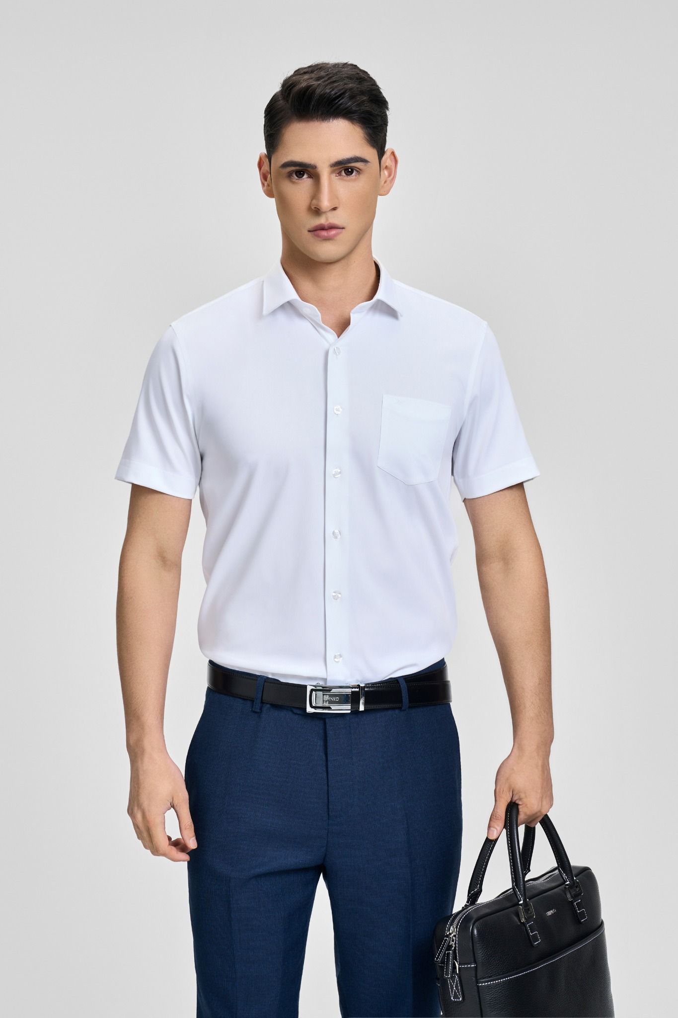 Sơ mi ngắn tay MR048-WH