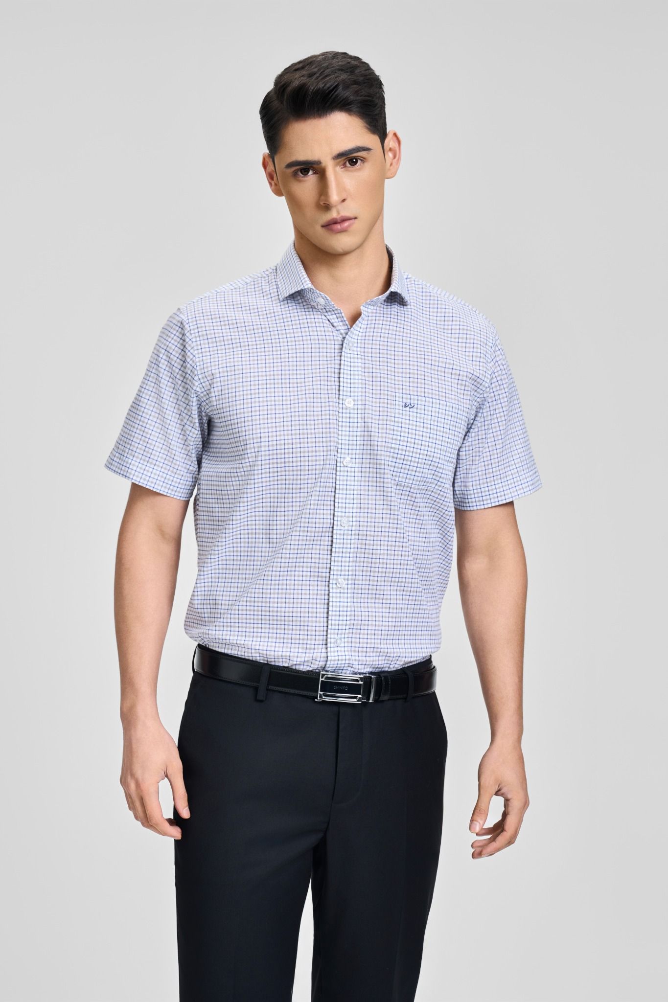 Sơ mi ngắn tay MR042-BU
