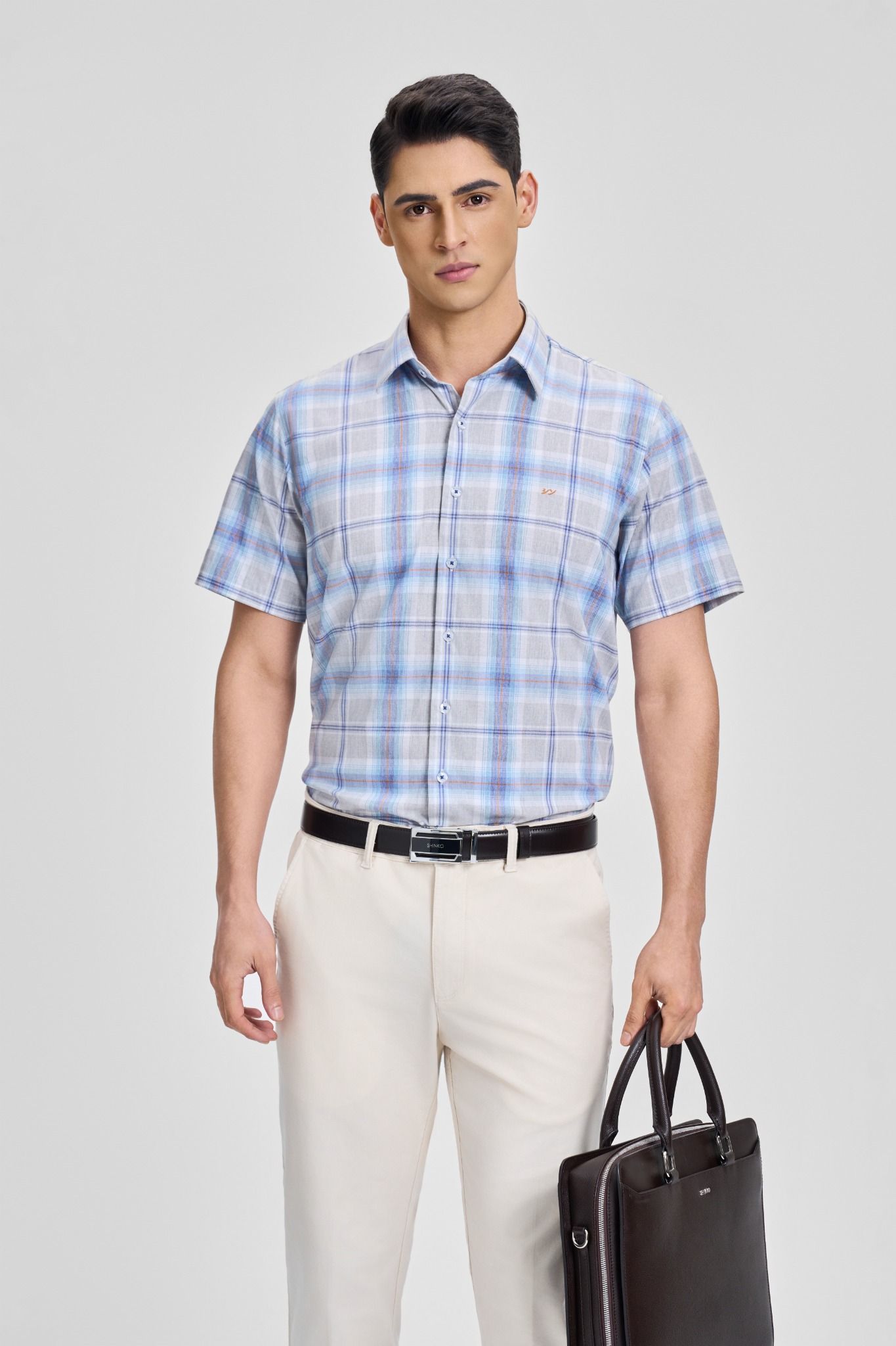 Sơ mi ngắn tay MR043-GY