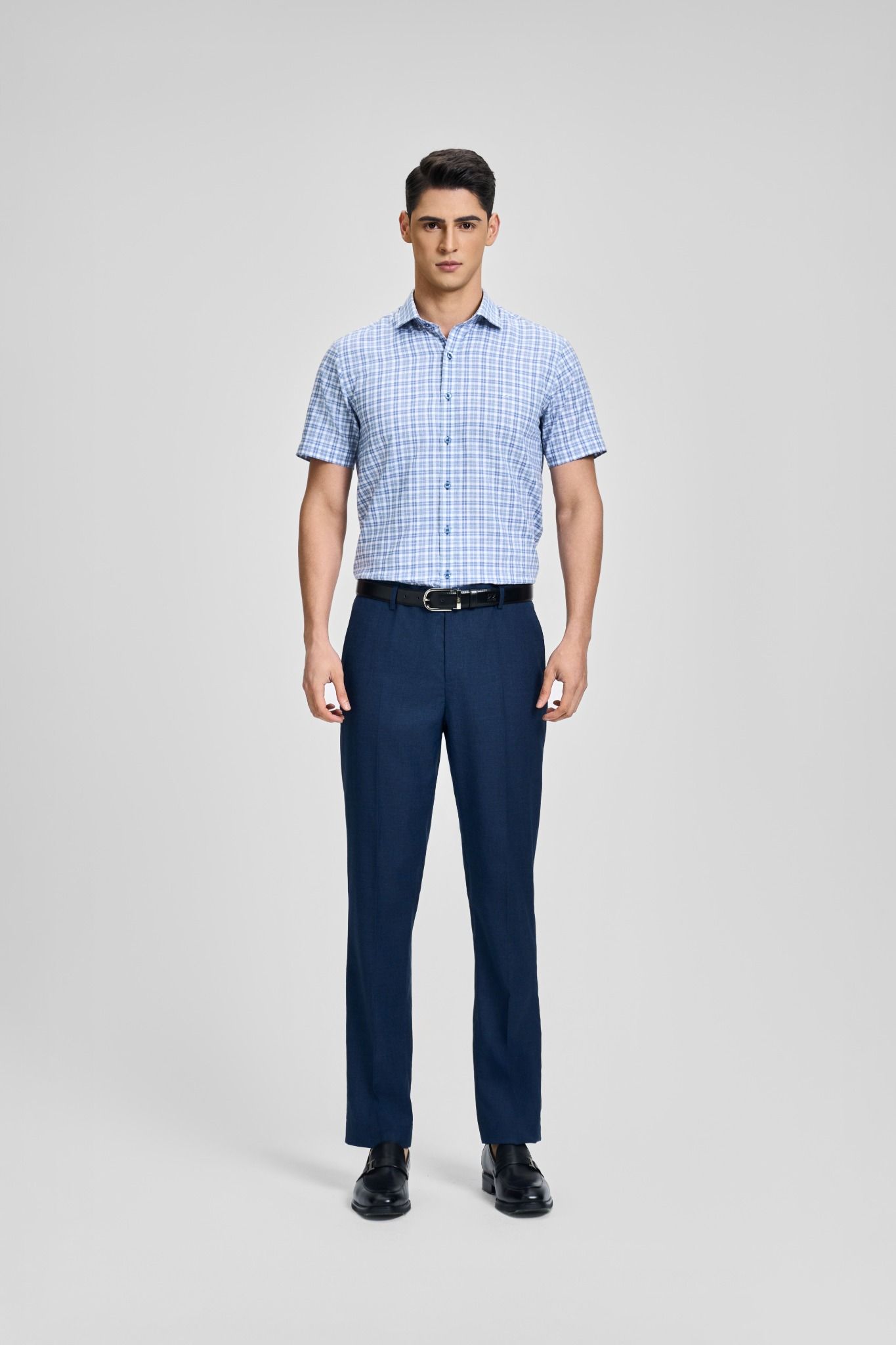 Sơ mi ngắn tay MR047-NV