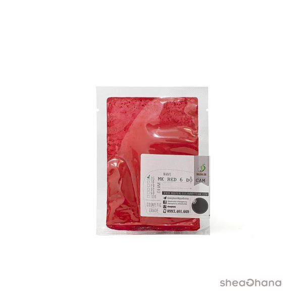 Đỏ cam không nhũ Nhật (Red 6 JP)