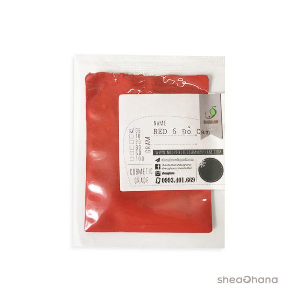 Đỏ cam không nhũ Mỹ (Red 6 SP)