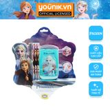  Bộ dụng cụ học tập kèm hộp bút bẻ đôi 5 món Frozen 