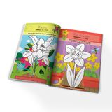  Sách tô màu thông minh Học Viện Alpha - Chủ đề Vườn hoa kỳ diệu - Song Ngữ Việt-Anh 